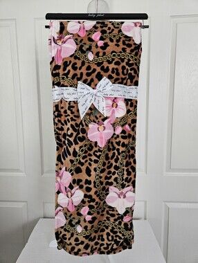 Baby Phat NWT Oversized Printed Plush Throw